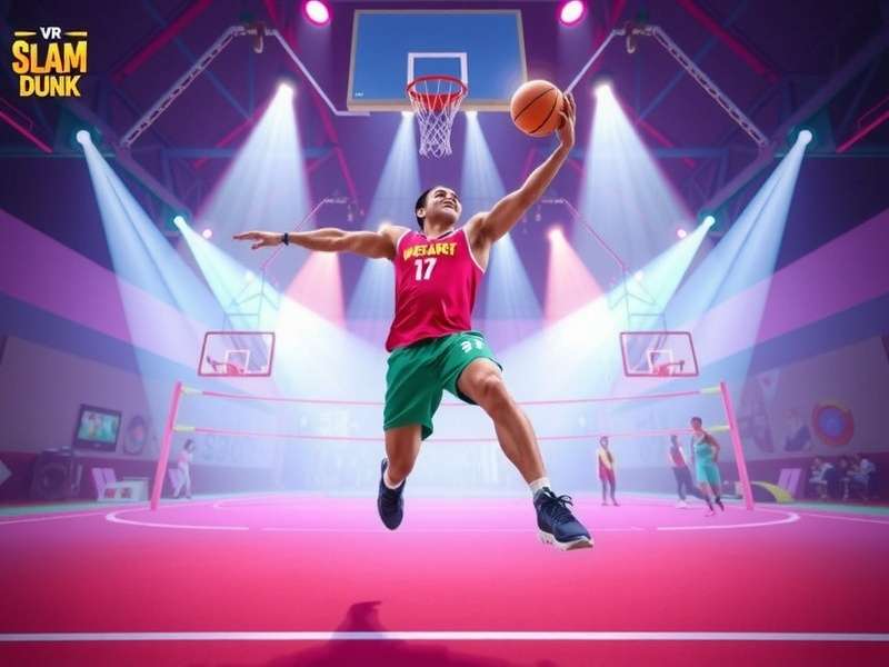 VR Slam Dunk - Diwali themed court with rangoli and diyas VR Slam Dunk Diwali Court